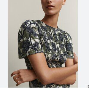 ME+EM ASTER PRINT SMOCK TOP SIZE 8